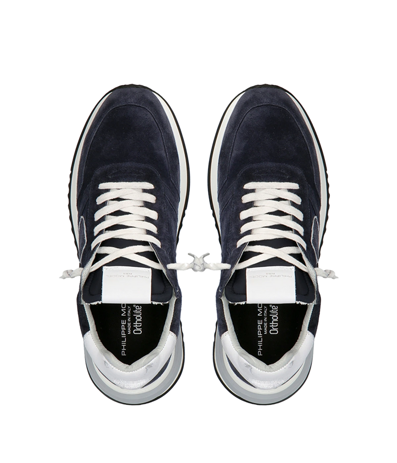 Tropez 2.1 Low Man in Daim Lave Bleu