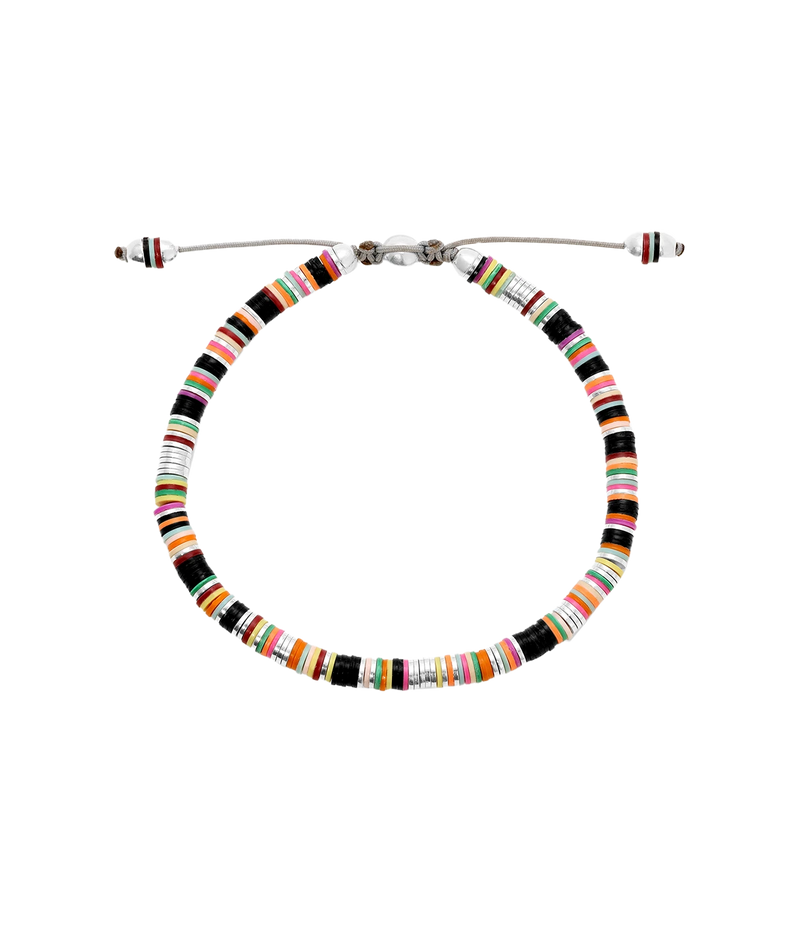 Malli African Disc Bracelet in Black Mis