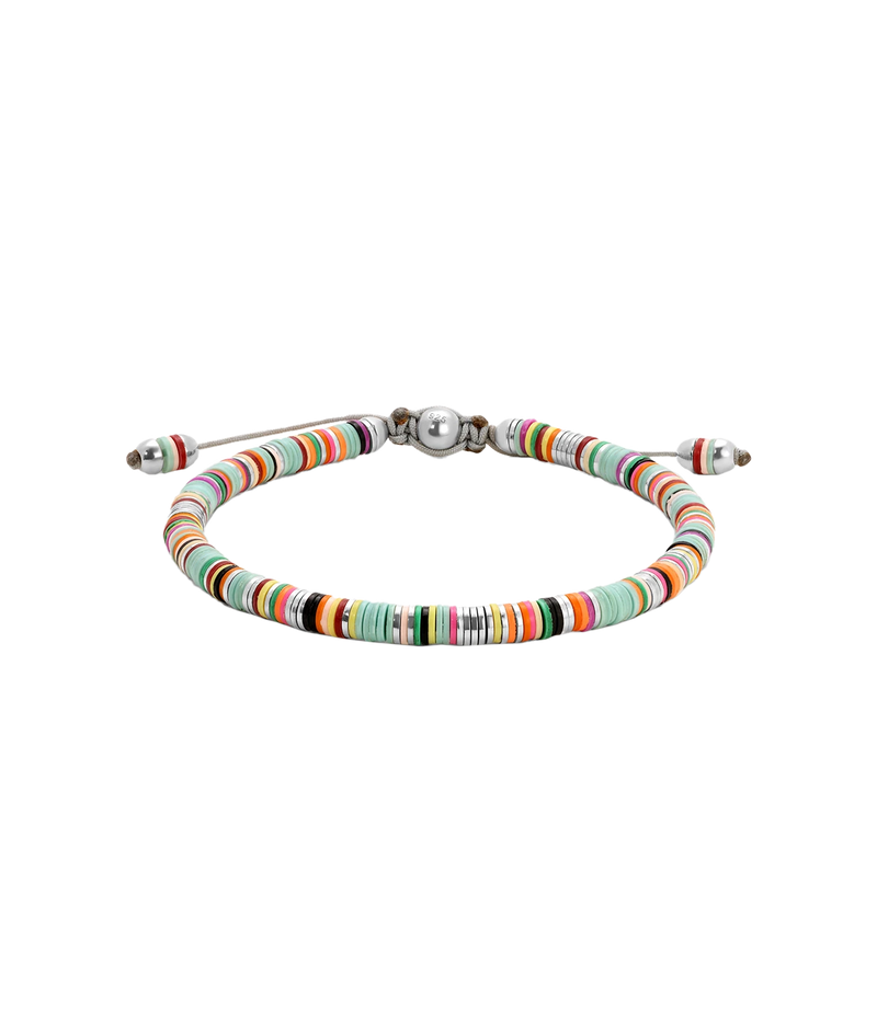 Malli African Disc Bracelet in Light Blue Mix