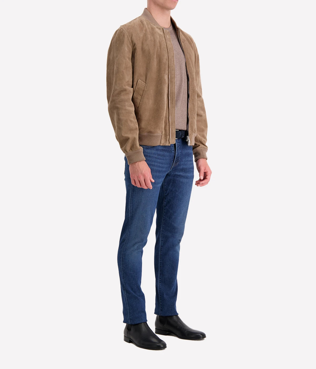 *FINAL SALE* Bomber Jacket in Grege