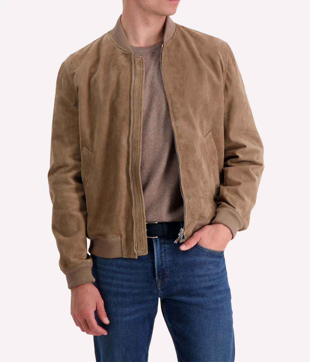 *FINAL SALE* Bomber Jacket in Grege