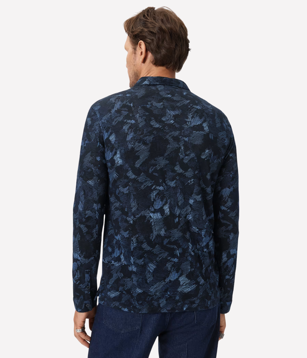Vienne Regular Fit Long Sleeve Shirt in Cobalt