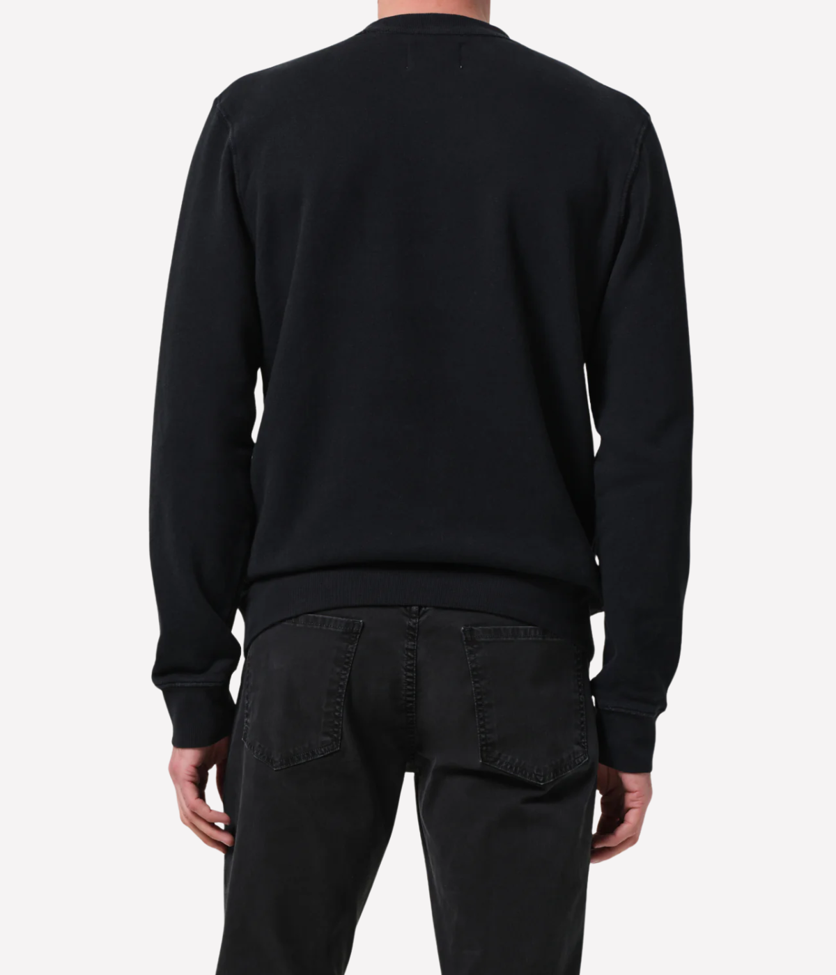 Vintage Crewneck Sweatshirt in Washed Black