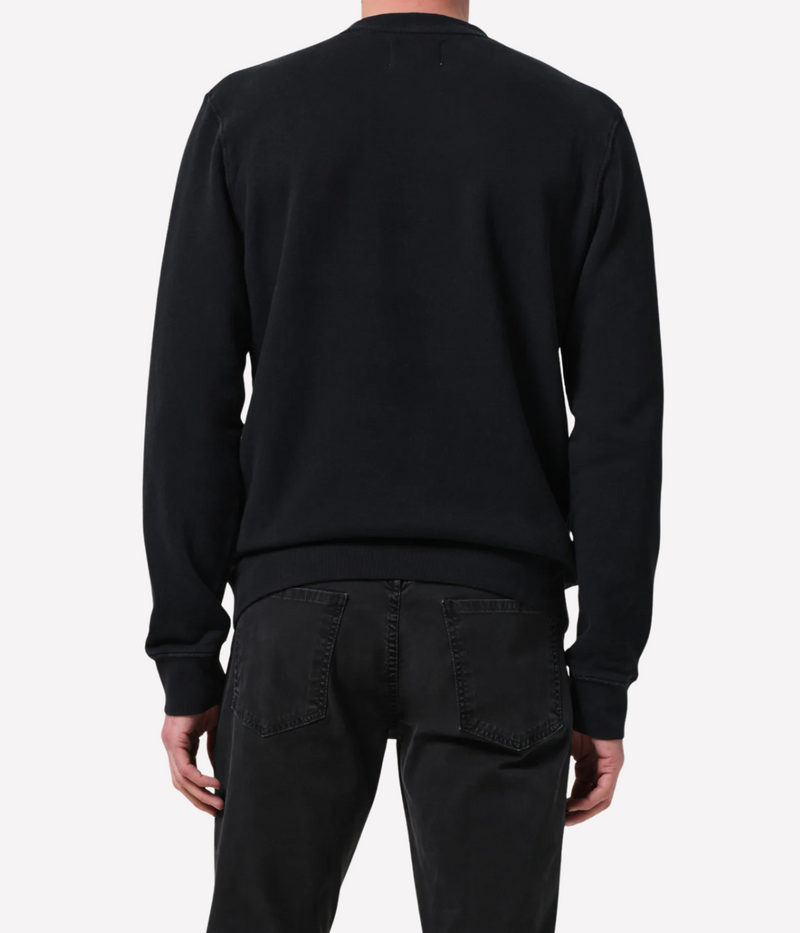 Vintage Crewneck Sweatshirt in Washed Black