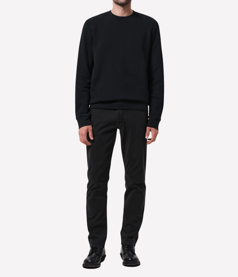 Vintage Crewneck Sweatshirt in Washed Black