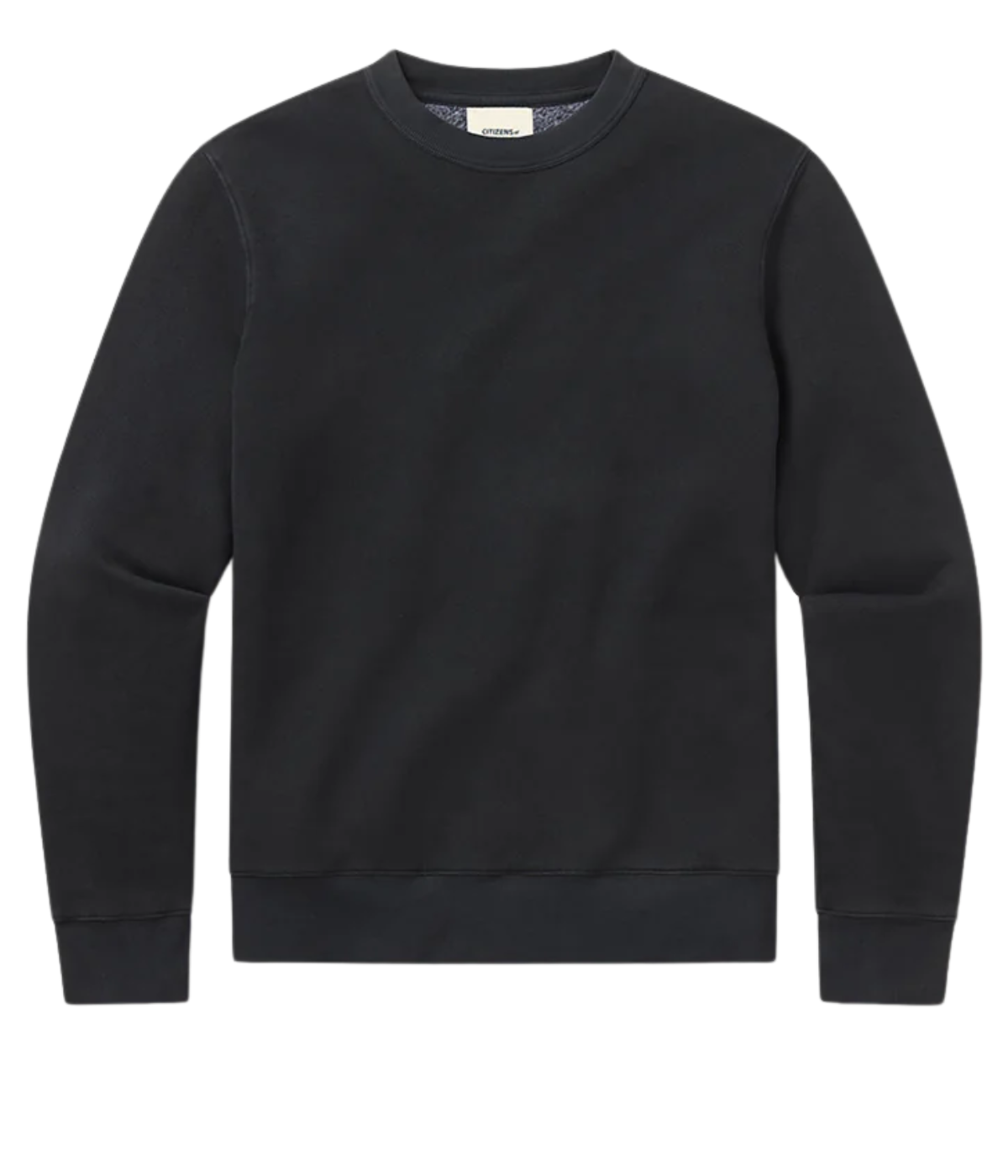 Vintage Crewneck Sweatshirt in Washed Black