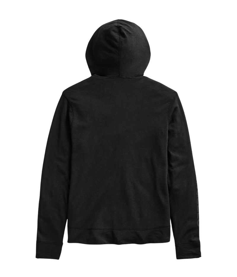 Vintage Cotton Hoodie in Carbon Pigment