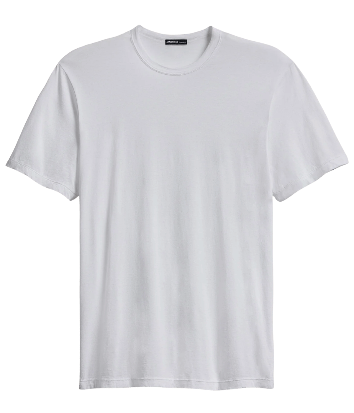 Luxe Lotus Jersey Crew Neck T-Shirt in White