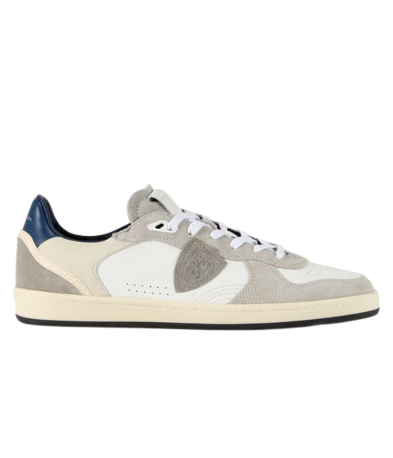 Pgal Low Man In Veau Daim Blanc Bleu