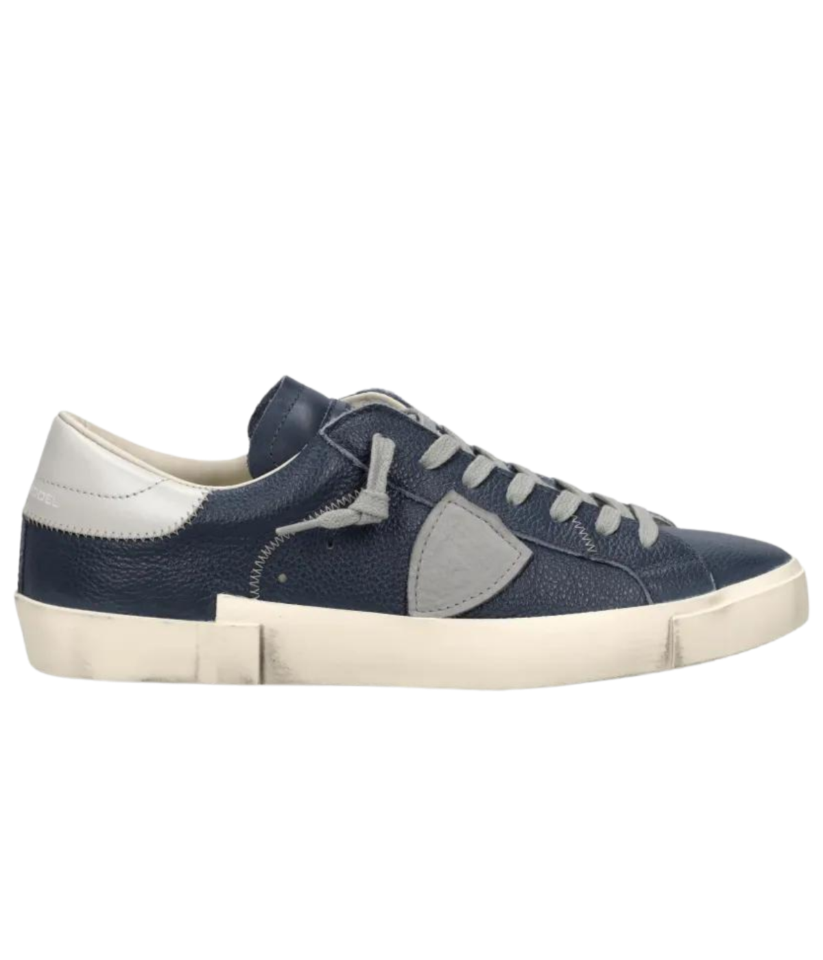 Prsx Low Man In Veau Cerf Bleu Gris