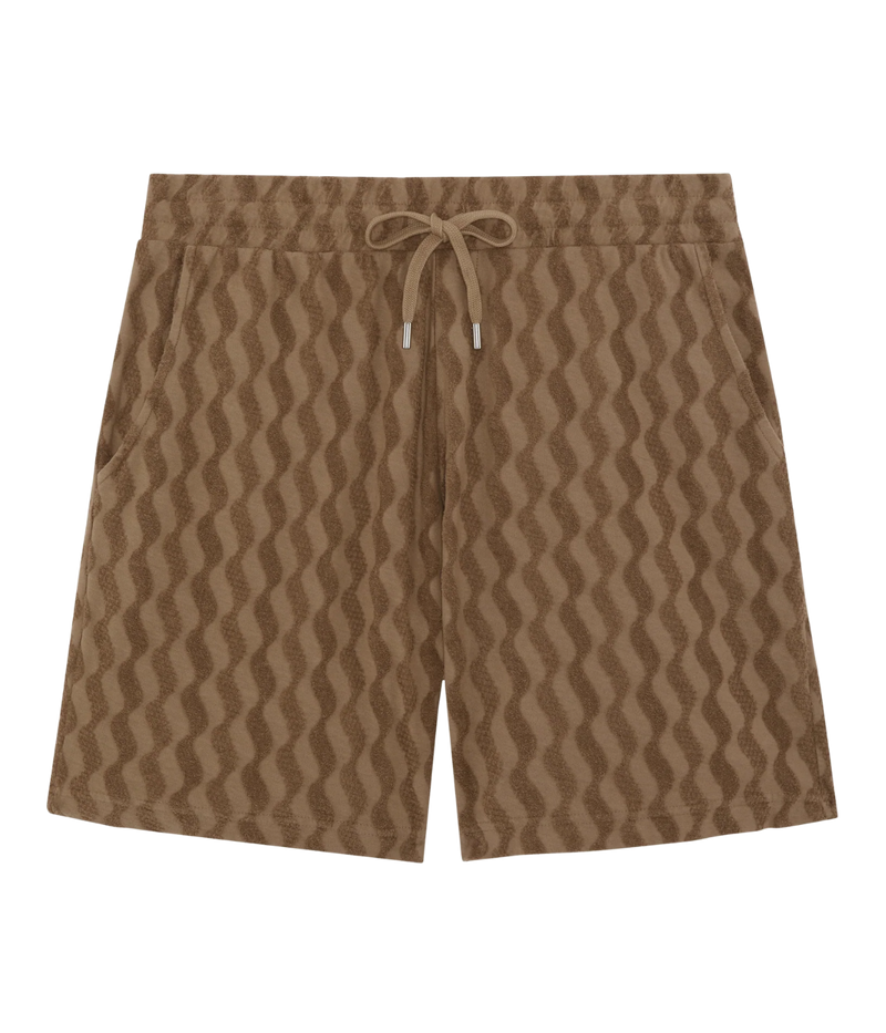 Augusto Listra Terry Shorts In Caramel