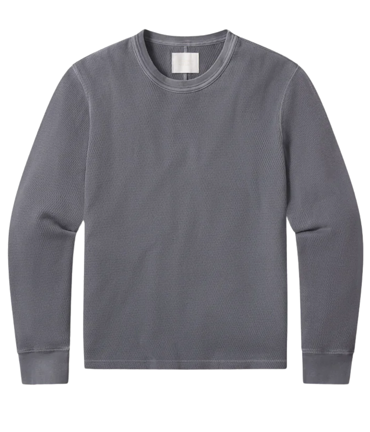 Waffle Crewneck in Grey
