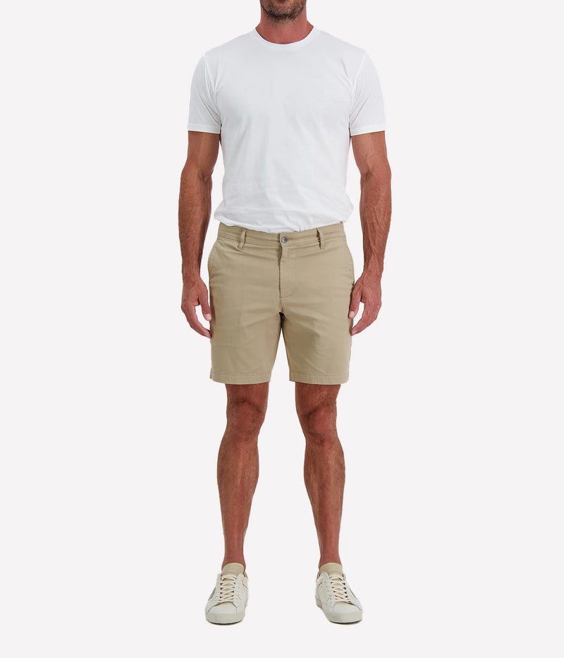 AG Wanderer Short Dry Dust On Model Full Length Front View Slim Fit Short