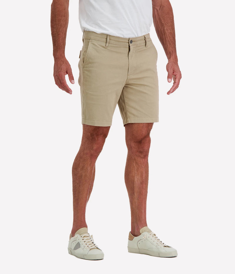 AG Wanderer Short Dry Dust On Model Angled Front View Slim Fit Short
