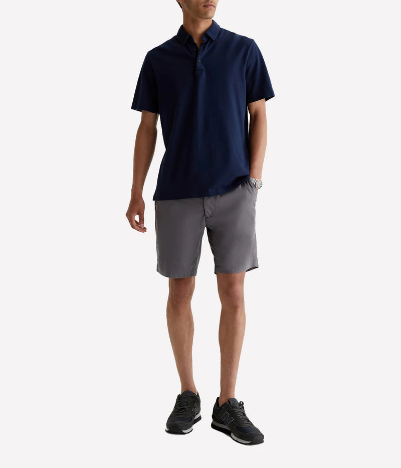 AG Wanderer Short Airluxe Folkstone Grey On Model Front View Slim Fit Performance Short