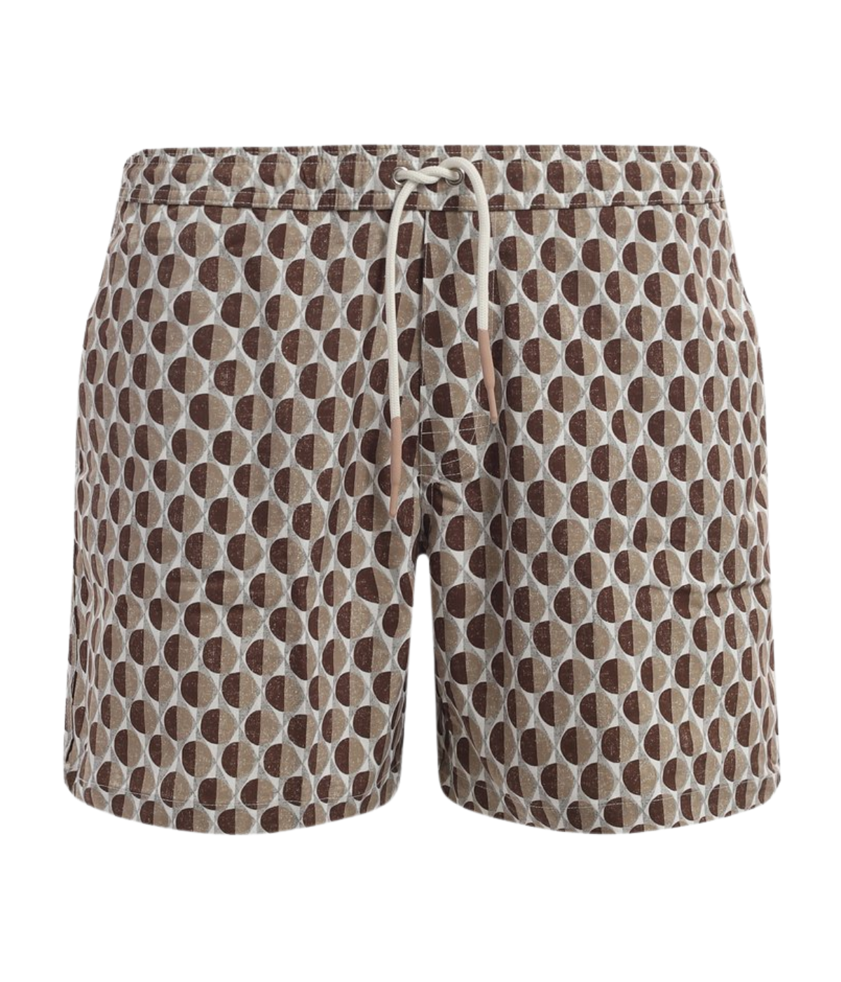 *FINAL SALE* Optical Print Swim Shorts in Sand