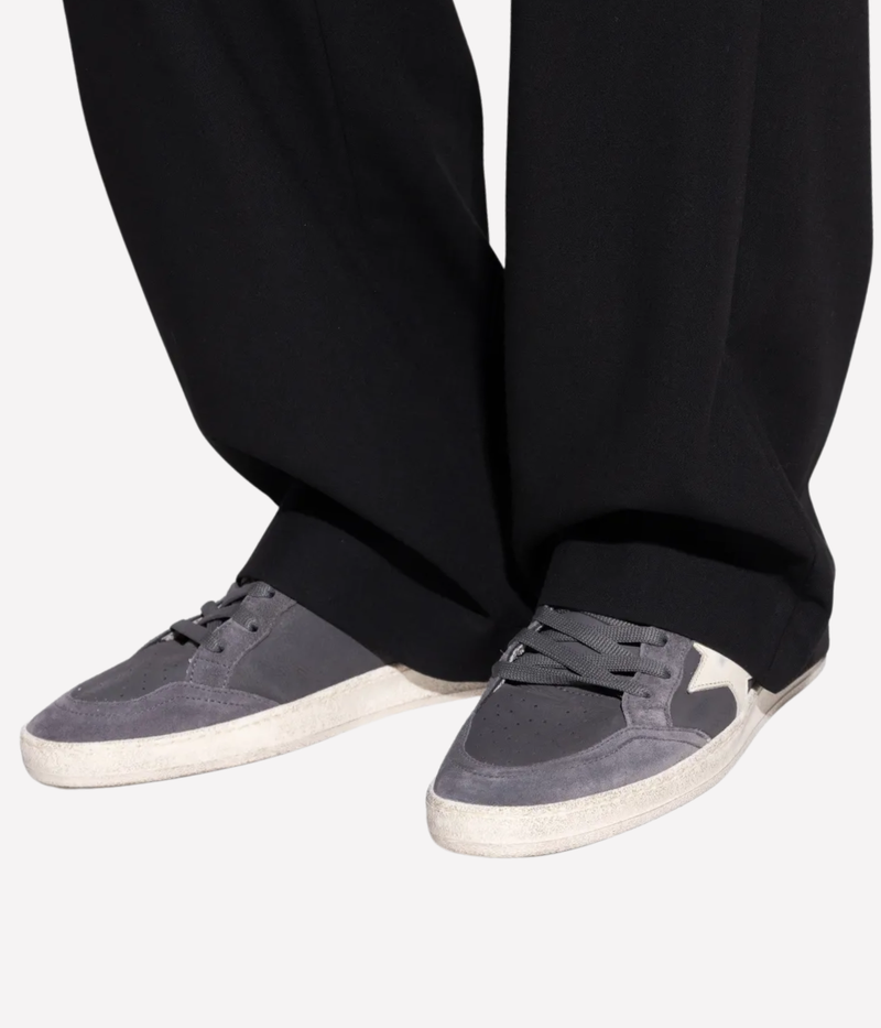 Ball Star Sneaker in Anthracite & Green