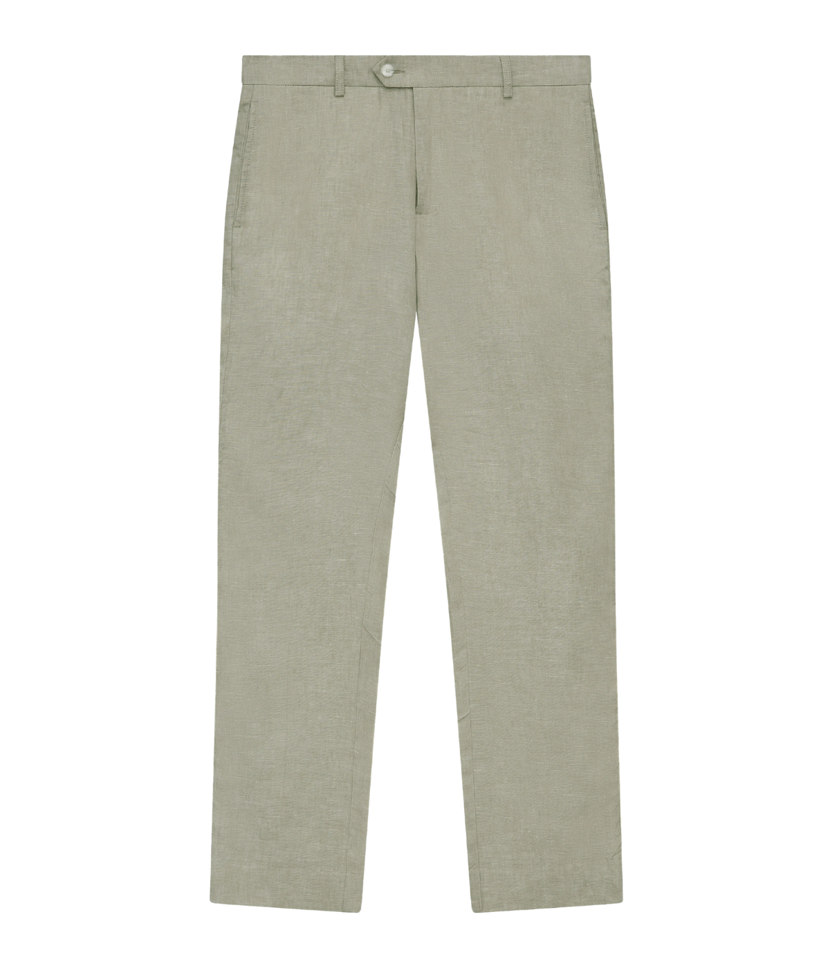 Alffonso Tailored Linen Trouser in Spinach