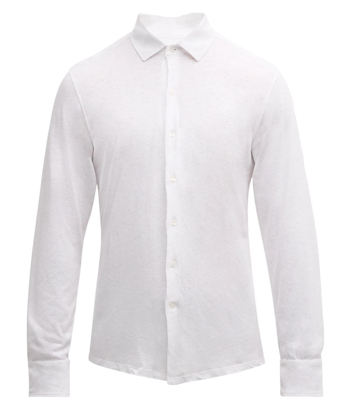 Marico Linen Blend Shirt in White