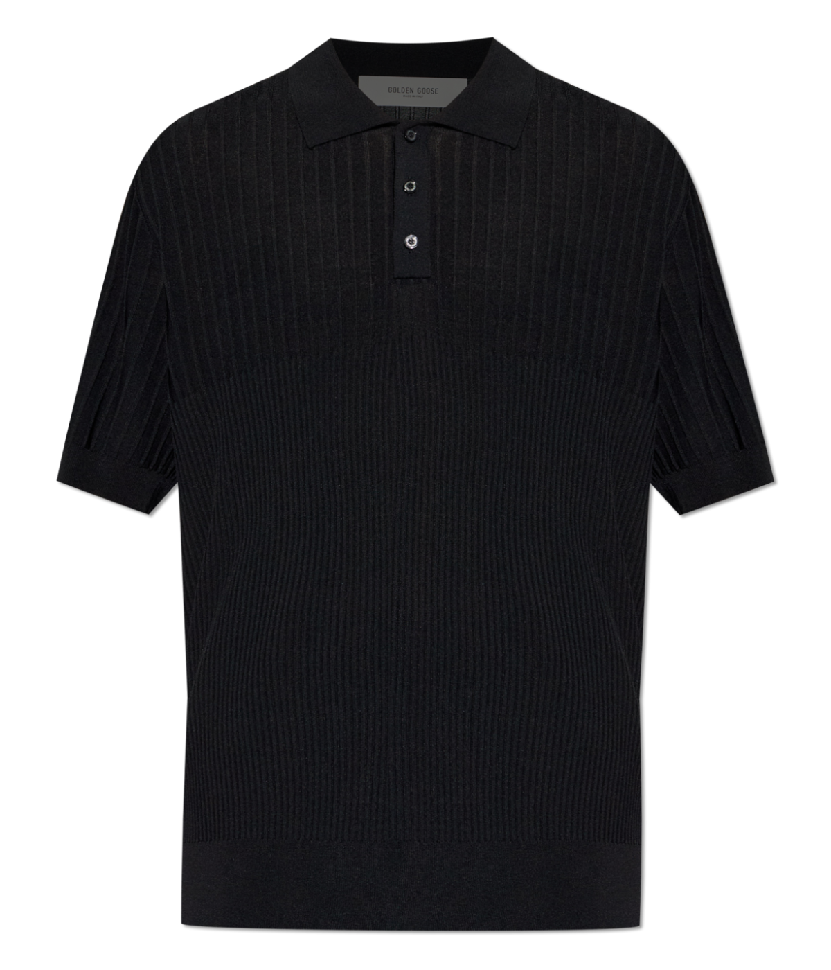 Journey MS Polo Knit in Black