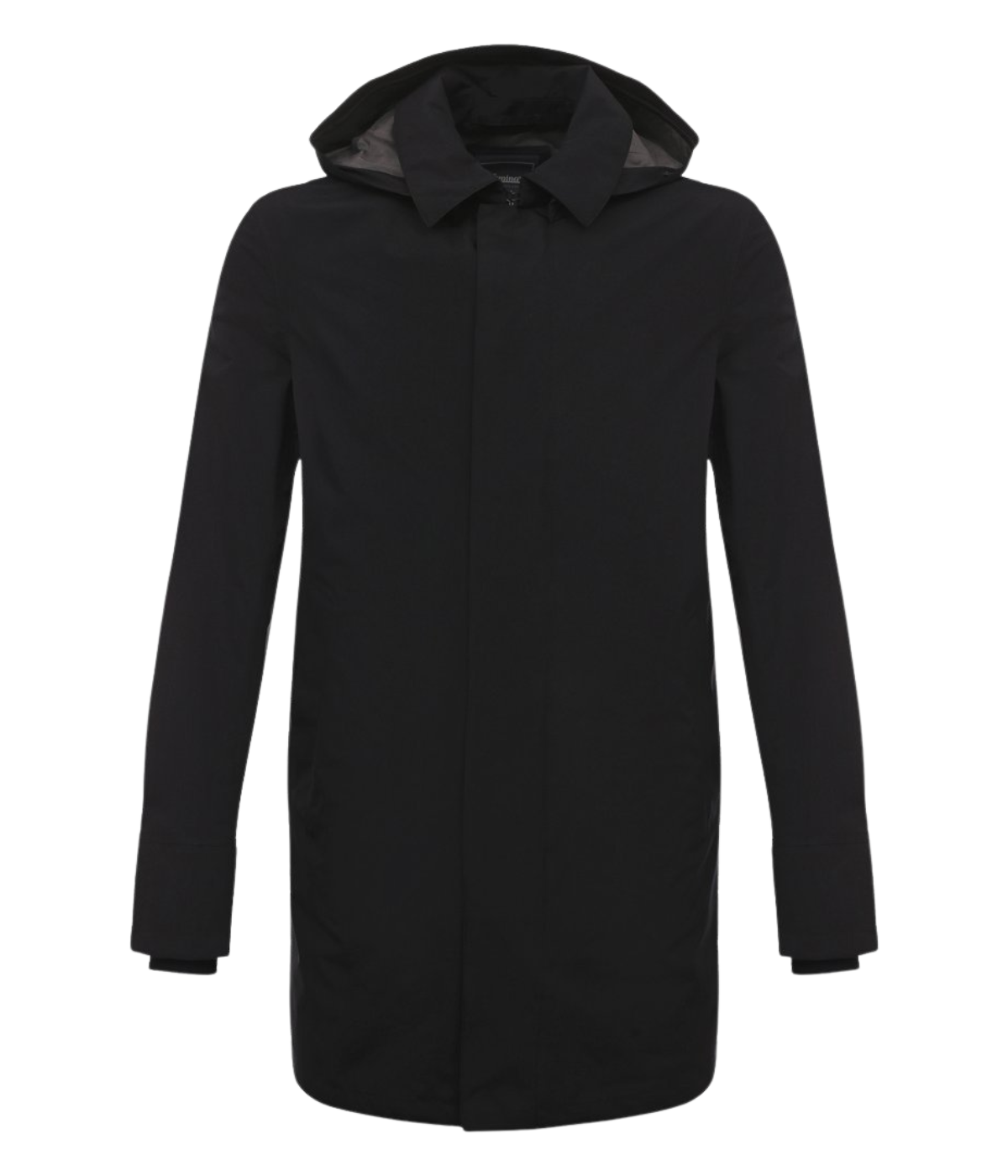 *FINAL SALE* Woven Raincoat in Black
