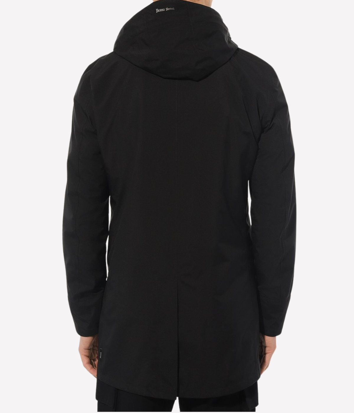 *FINAL SALE* Woven Raincoat in Black