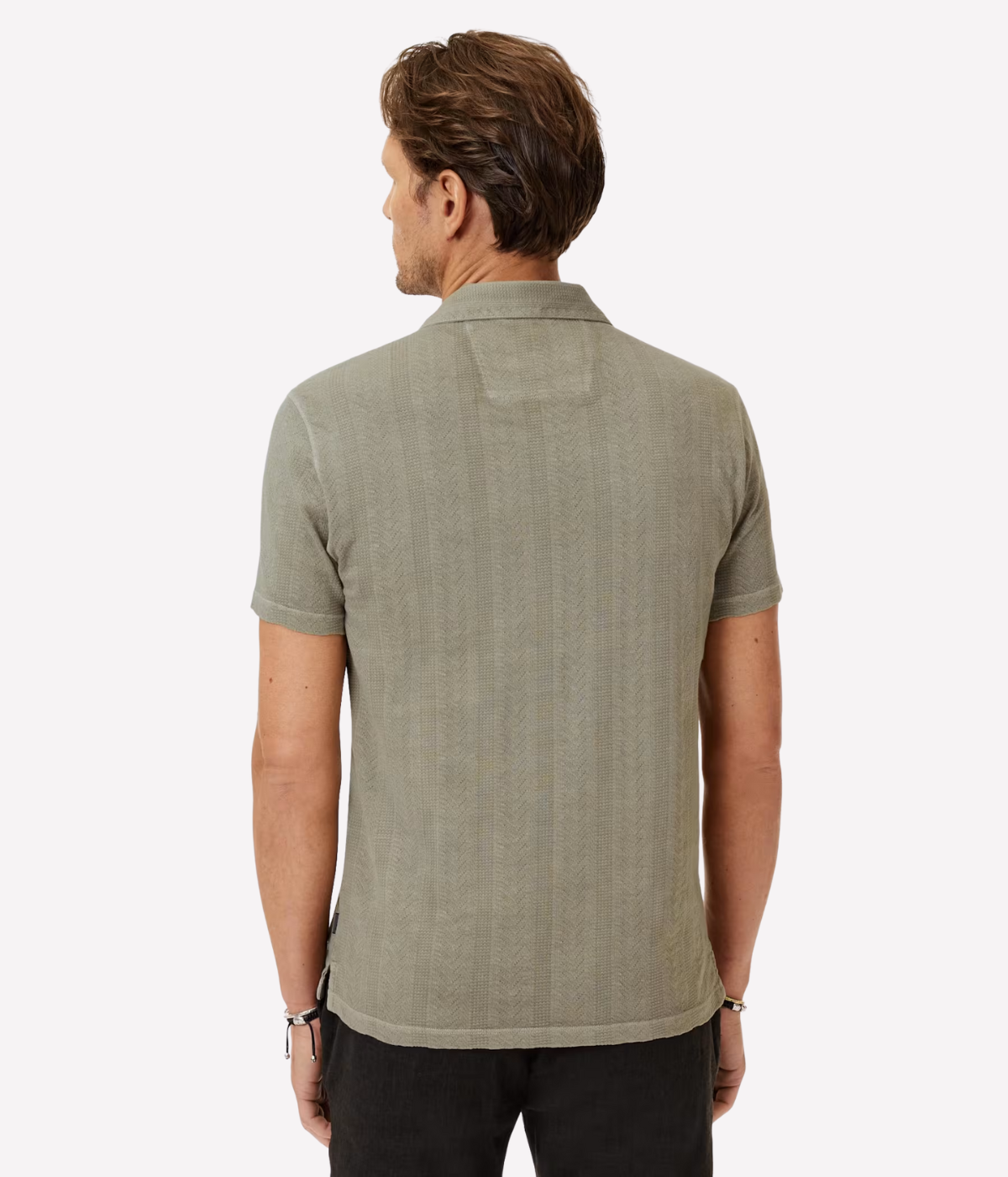 Zion Jacquard Short Sleeve in Spruce