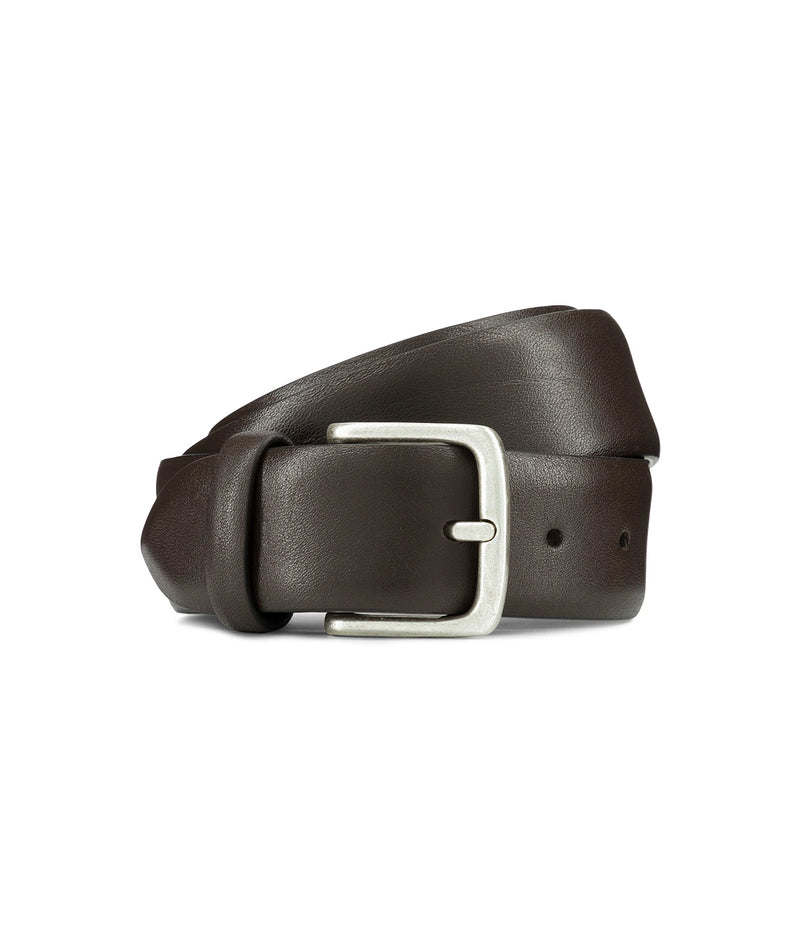 Leather Belt in Chocolate