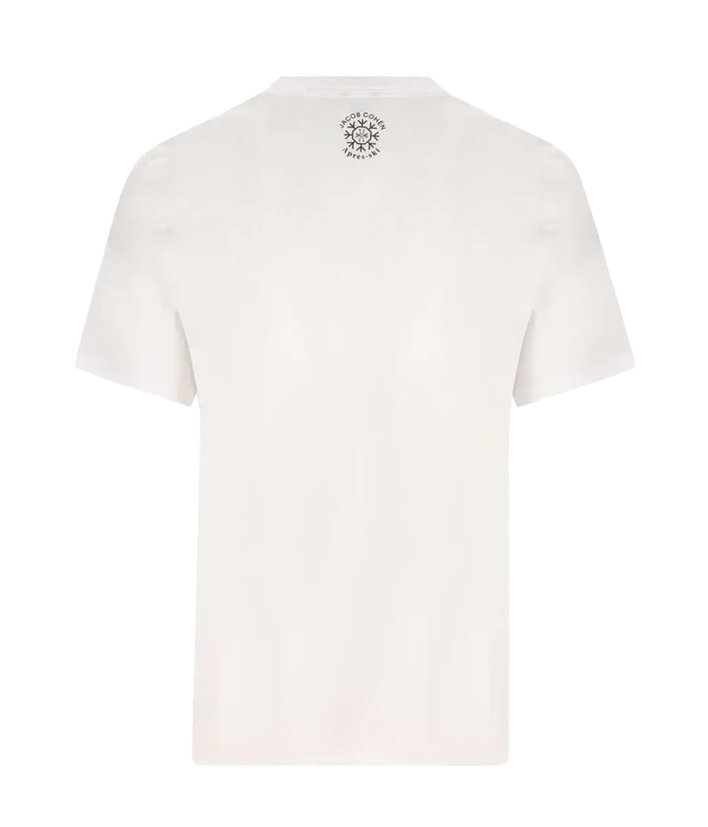 Collo Costina T-Shirt in Ski Print Optical White