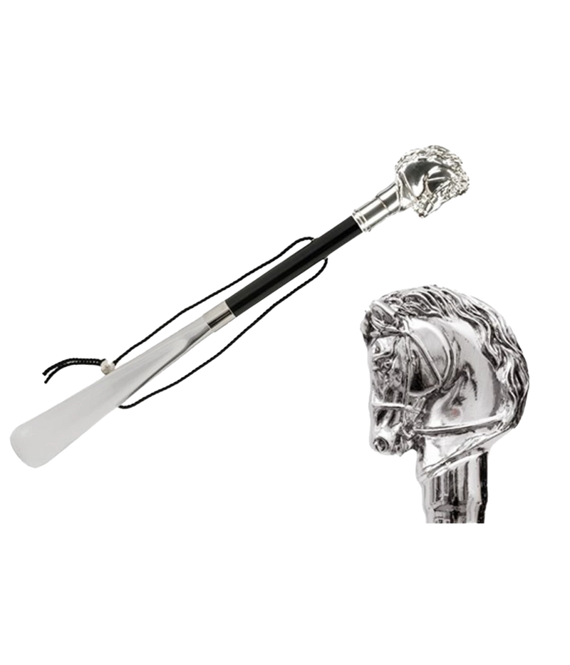 Horse Shoehorn in Silver