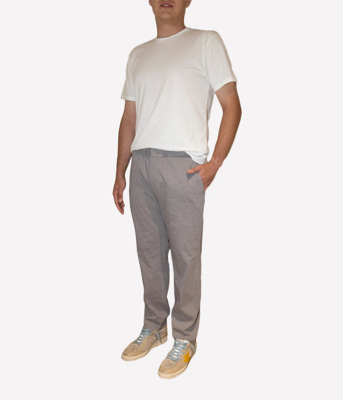 Curtis Drawstring Pant in Smoke