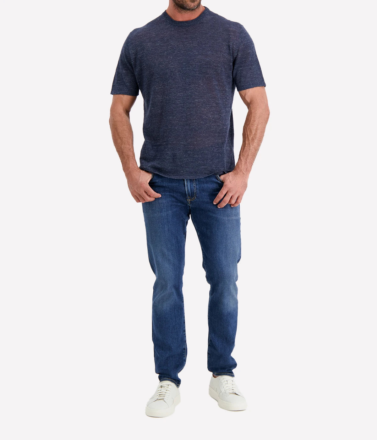 Girocollo Mc in NAVY