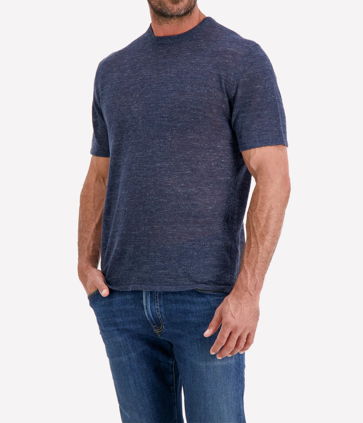 Girocollo Mc in NAVY