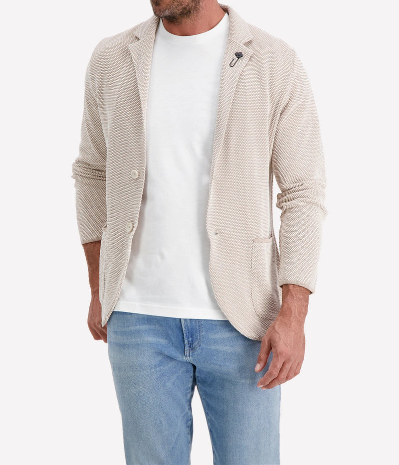 Man Knit Jacket in 210BC