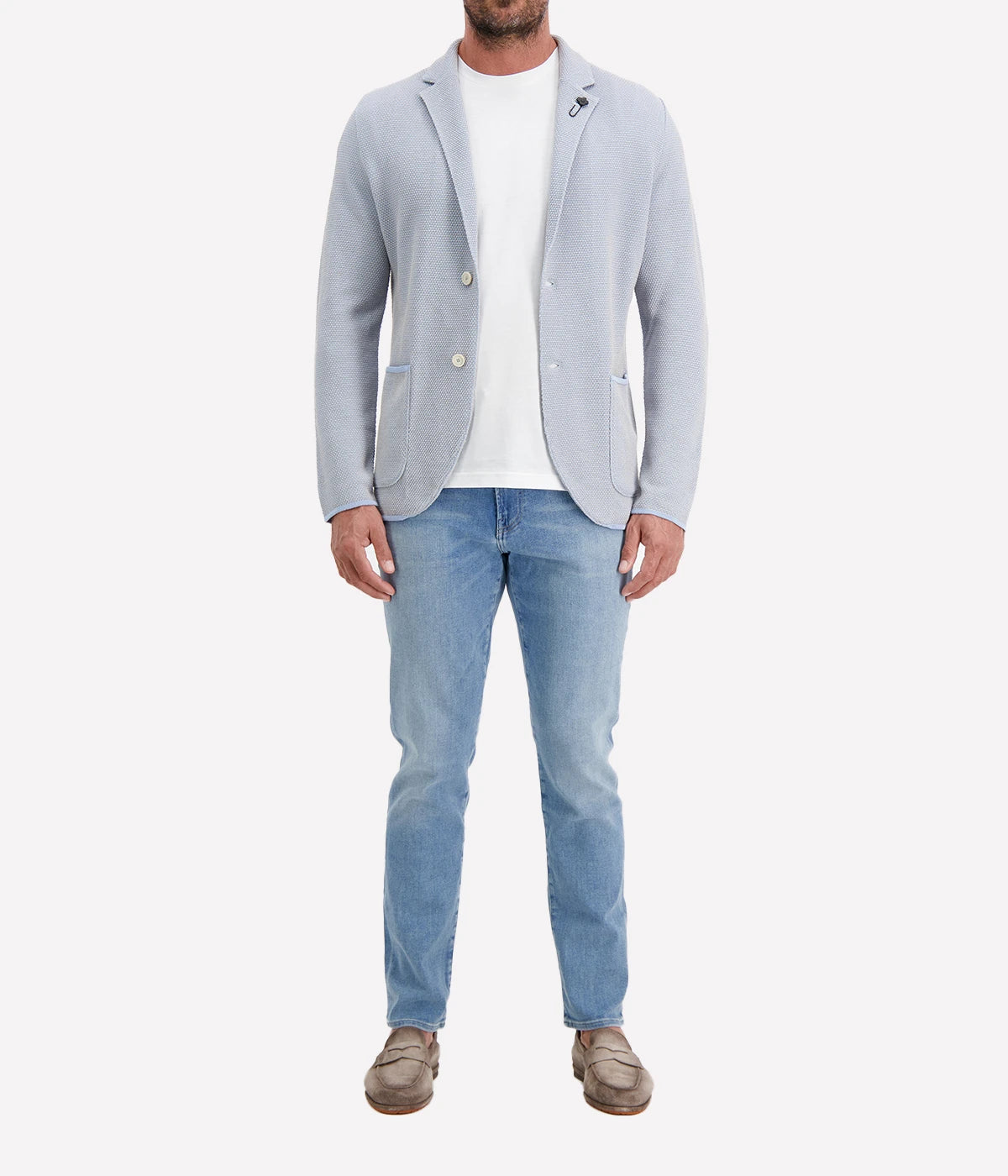 Man Knit Jacket in 810GR