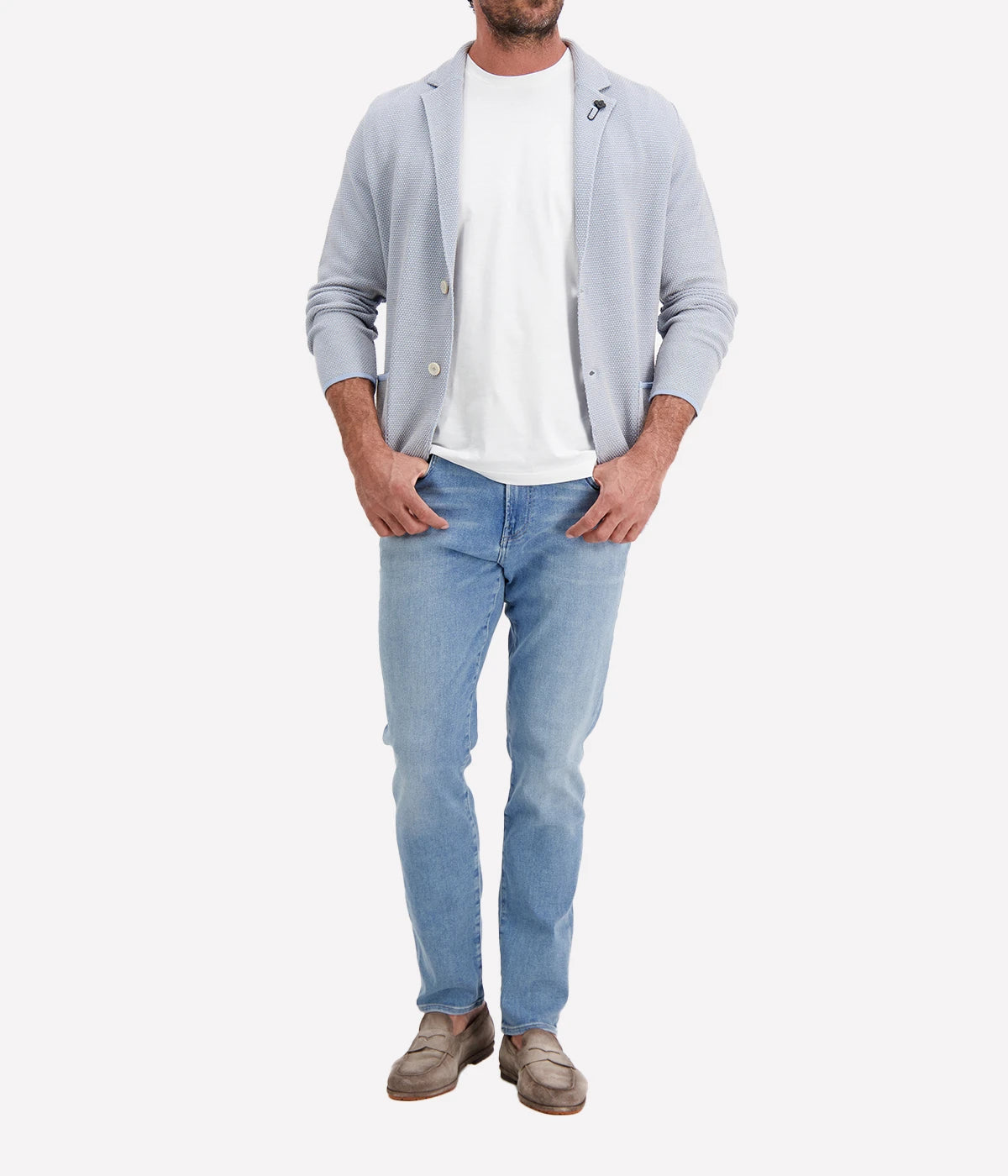 Man Knit Jacket in 810GR
