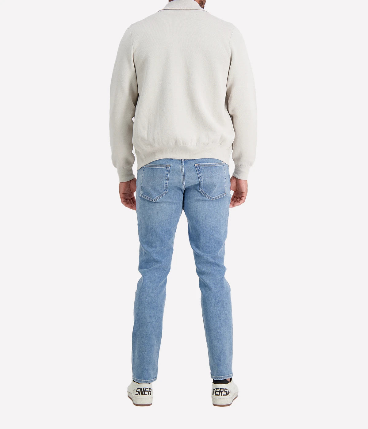 Man Double Knit Bomber in 910GR