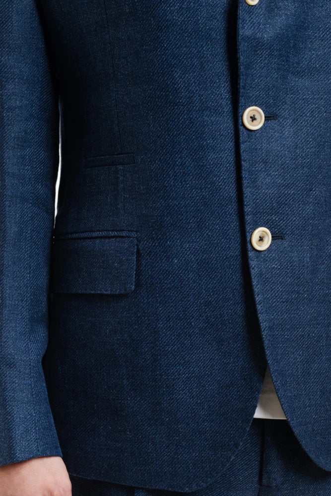*FINAL SALE* Single Breasted Suit Jacket in Denim
