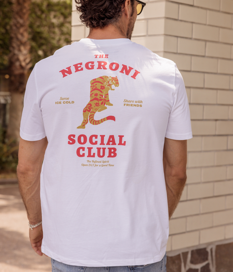 Negroni Social Club Tee in White
