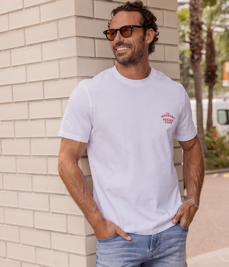 Negroni Social Club Tee in White