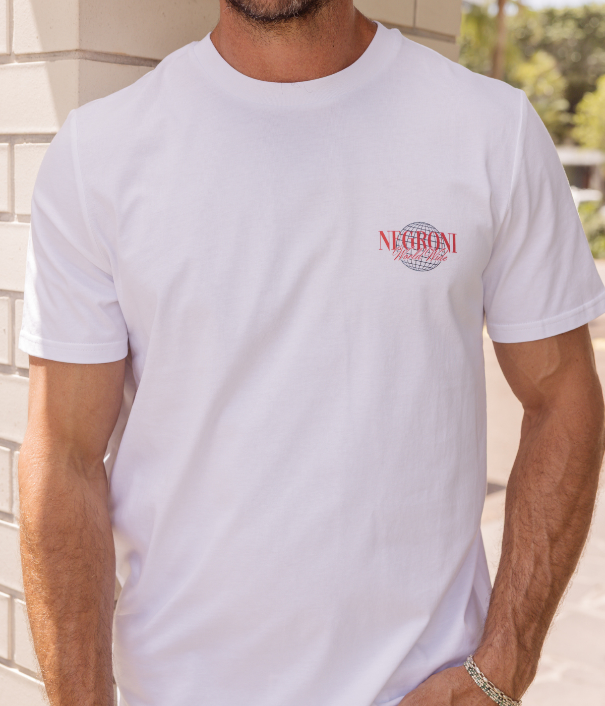 Negroni Worldwide Tee in White