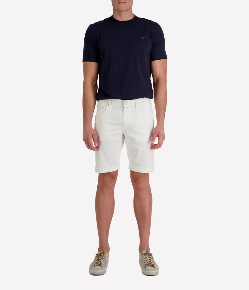 Nicolas Bermuda 5 Pkt Slim Fit in Cream Khaki