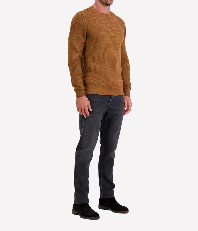 Crew Longsleeve in Caramel