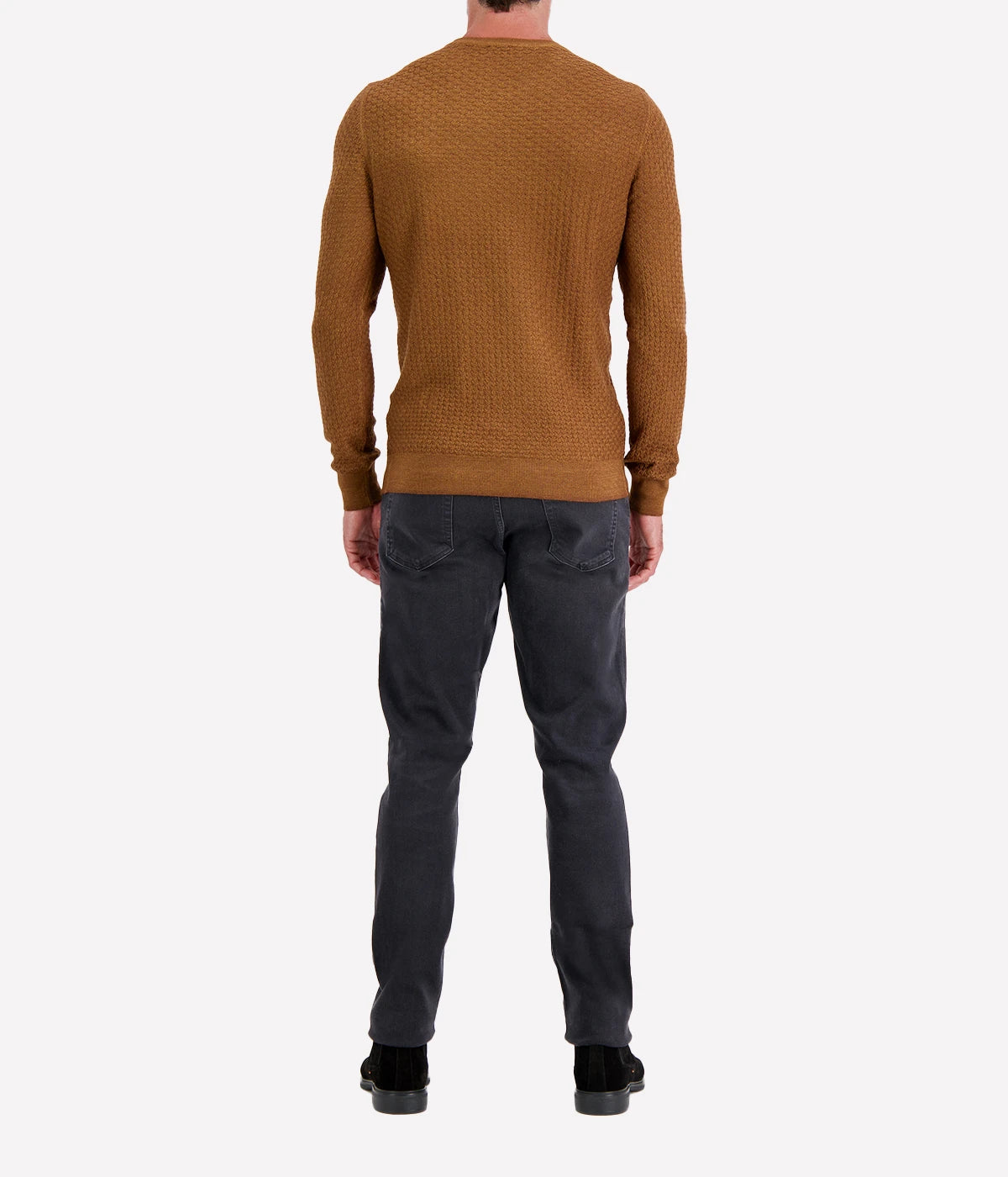 Crew Longsleeve in Caramel