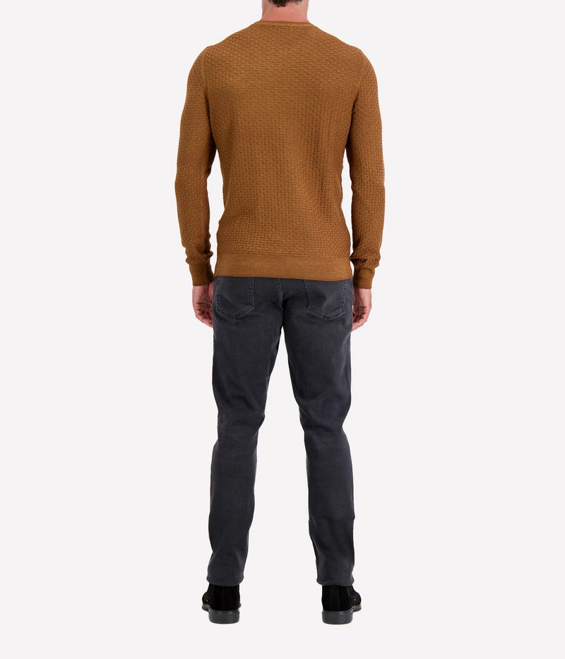 Crew Longsleeve in Caramel