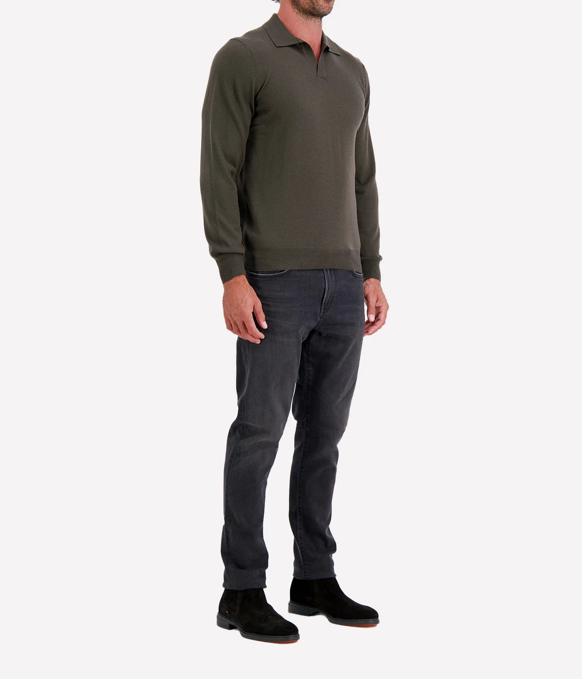 Tennis Longsleeve in Khaki