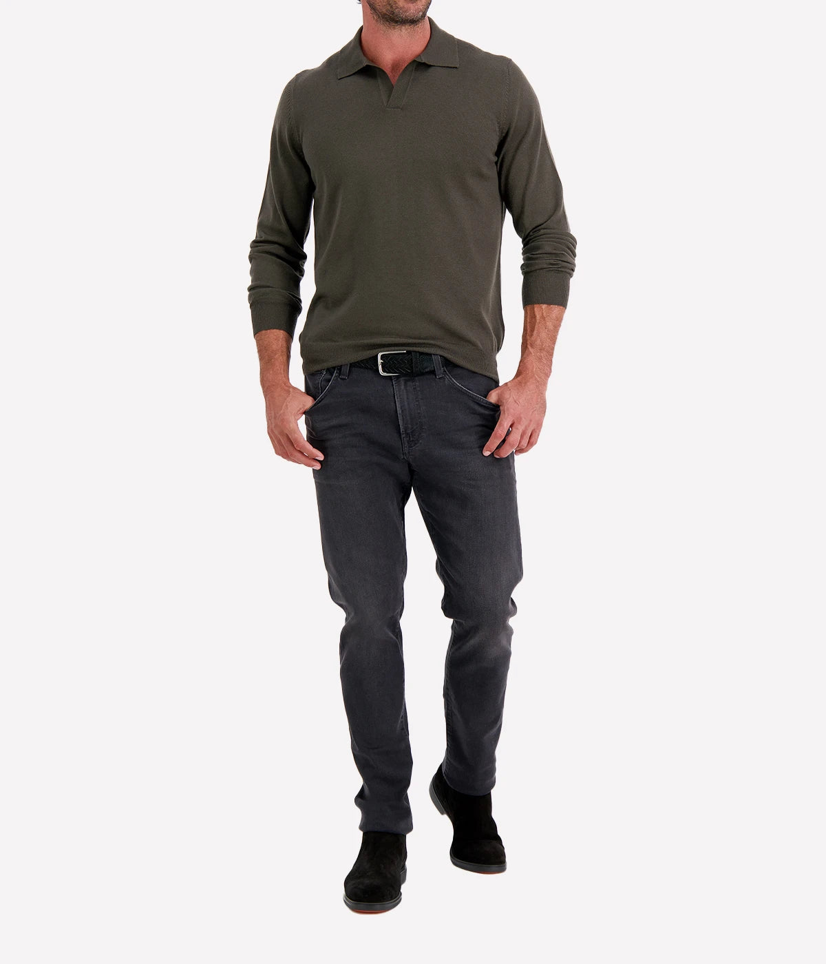 Tennis Longsleeve in Khaki