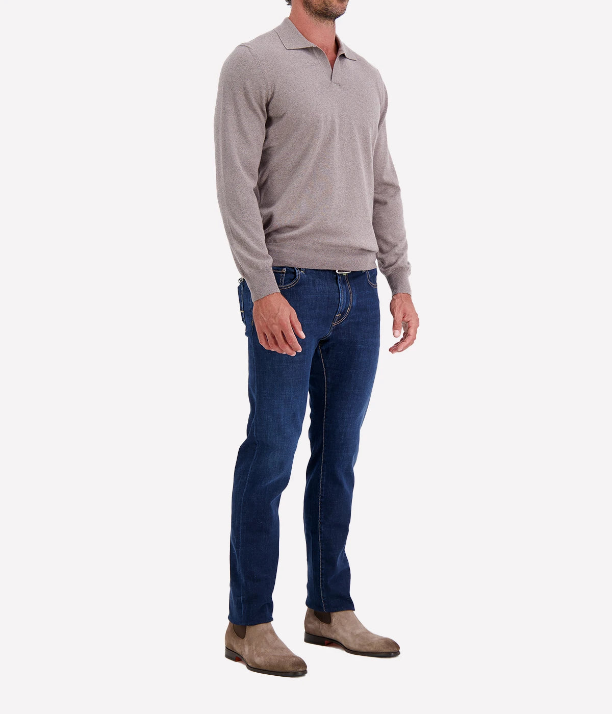 Tennis Longsleeve in Taupe