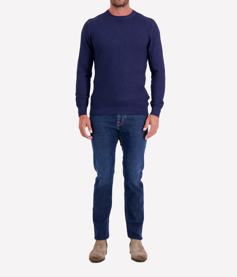Crew Longsleeve in Royal Blue
