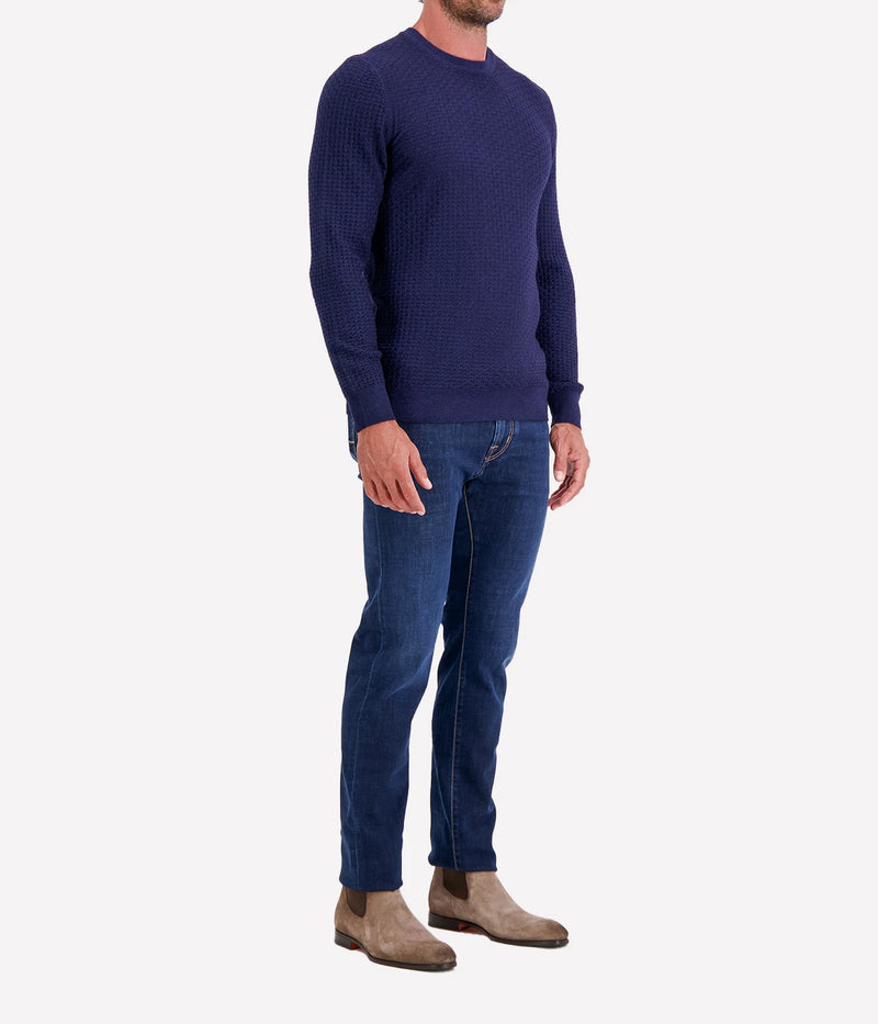 Crew Longsleeve in Royal Blue